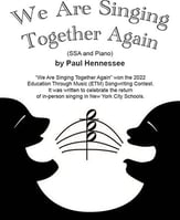 We Are Singing Together Again SSA choral sheet music cover